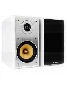 Block Audio S-50 white compact speakers