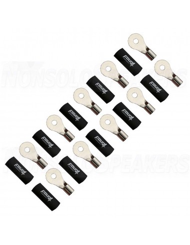 FOUR Connect 4-690951 M4 ring terminal 10mm², 10x black