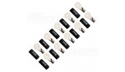 FOUR Connect 4-690951 M4 ring terminal 10mm², 10x black
