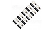 FOUR Connect 4-690961 M8 ring terminal 10mm², 10x black