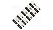 FOUR Connect 4-690953 M6 ring terminal 10mm², 10x black