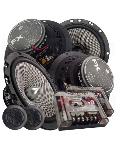Massive Audio FK6 + FX6 6.5" speakers system