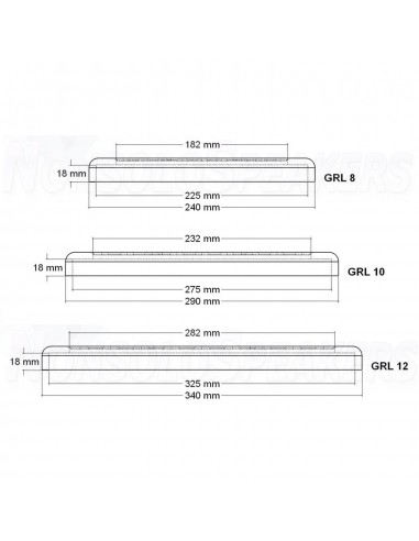GRL vw 10 Volkswagen speaker grille 10"/25cm