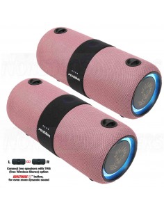 PEXMAN PM-10P bluetooth speaker pink pair