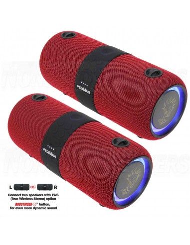 PEXMAN PM-10R bluetooth speaker red pair