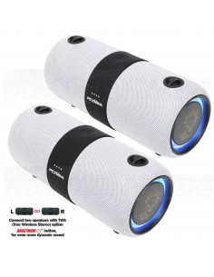 PEXMAN PM-10W bluetooth speaker white pair