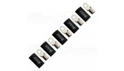 FOUR Connect 4-690963 M8 Ring Terminal 35mm², 5x Black