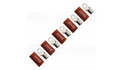 FOUR Connect 4-690943 M8 Ring Terminal 35mm², 5x Red