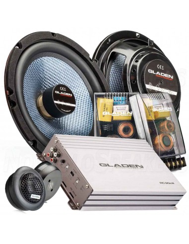 Gladen SQX 165 SLIM + RC 90c2 G2 system