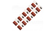 FOUR Connect 4-690932 M4 ring terminal 20mm², 10x red
