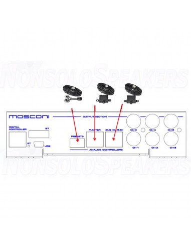 Mosconi MOS-SWITCH Remote control for DSP 4to6