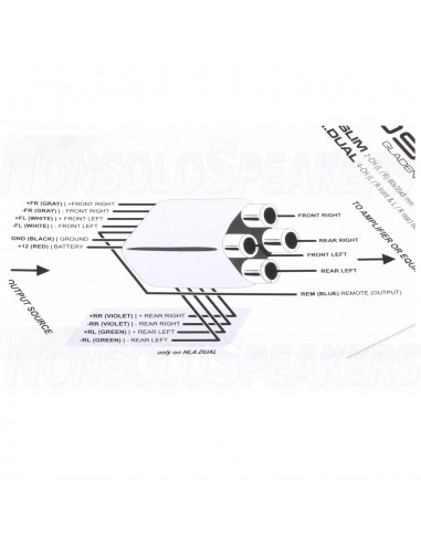 Mosconi mosHLA-SLIM 2-channel high-low converter