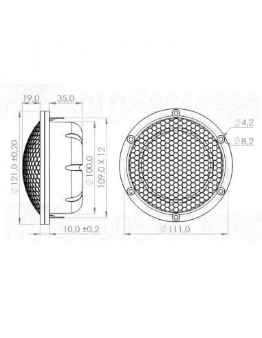 BlieSMa M74B-6 74mm midrange speakers Berylium dome 6 ohm