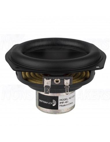 Dayton Audio ND105-8 – Driver Midbass In Alluminio Da 4″ Con Cuscinetto In Gomma – 8 Ohm – 30W RMS – Xmax 4mm
