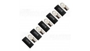 FOUR Connect 4-690956 M6 Ring Terminal 50mm², 5x Black