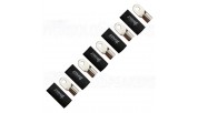 FOUR Connect 4-690964 M8 Ring Terminal 50mm², 5x Black