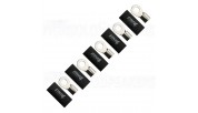 FOUR Connect 4-690968 M12 Ring Terminal 50mm², 5x Black