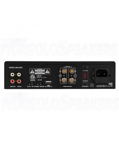 Dayton Audio BSA-200 Bass Shaker Stereo Amplifier with Remote