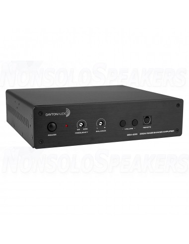 Dayton Audio BSA-200 Bass Shaker Stereo Amplifier with Remote