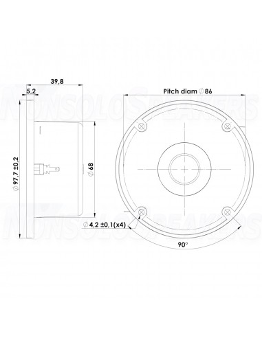 Scan Speak D2010/852100 - Tweeter 19mm - 8ohm