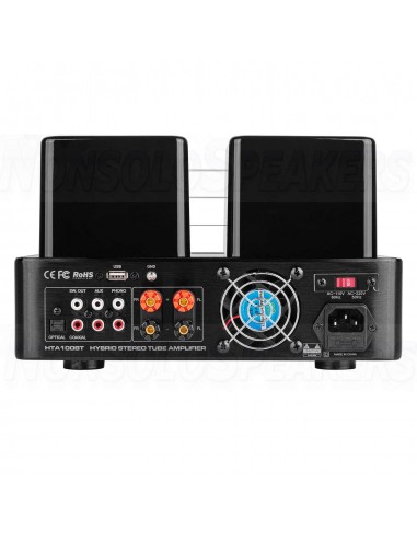 Dayton Audio HTA100BT Hybrid Stereo Tube Amplifier with Bluetooth