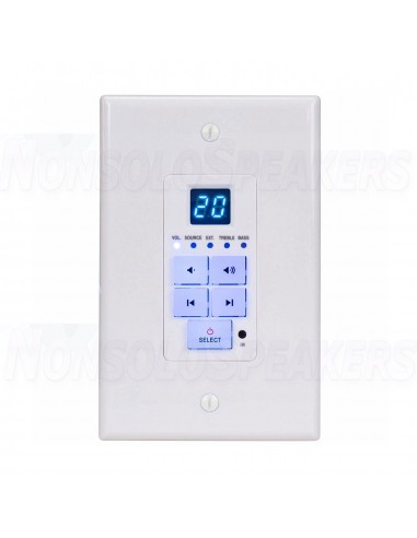 Dayton Audio DAX66 6-Source 6-Room Distributed Whole House Audio System with Keypads 25 WPC