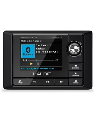 JLMM100S Marine RADIO IP66 NMEA MEDIAMASTER
