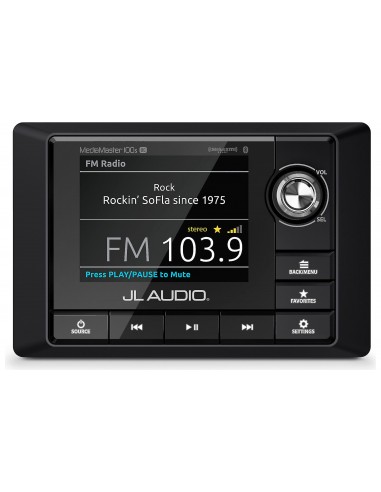JLMM100S Marine RADIO IP66 NMEA MEDIAMASTER