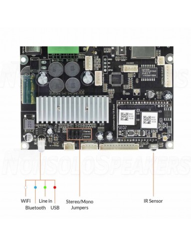 Arylic Up2Stream amp 2.0 V4 WiFi and Bluetooth 5.0 Stereo Amplifier Board