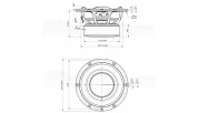 PURIFI PTT5.25X08-NFA-01 5.25” Midrange 3,8 ohm