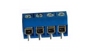 Terminal small 4 pole for PCB assembly & Circuit board