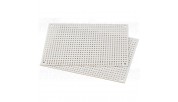 White Perforated Crossover Board | Pair | 8,89 x 12,70 cm