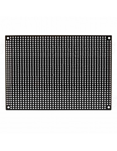 Black Perforated Crossover Board | Pair | 12,70 x 17,78 cm