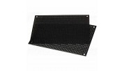 Black Perforated Crossover Board | Pair | 8,89 x 12,70 cm