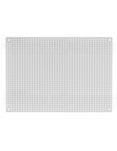 White Perforated Crossover Board | Pair | 12,70 x 17,78 cm