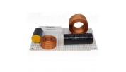 White Perforated Crossover Board | Pair | 12,70 x 17,78 cm