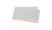 White Perforated Crossover Board | Pair | 12,70 x 17,78 cm