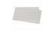 White Perforated Crossover Board | Pair | 12,70 x 17,78 cm