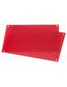Red Perforated Crossover Board | Pair | 8,89 x 12,70 cm