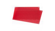 Red Perforated Crossover Board | Pair | 8,89 x 12,70 cm