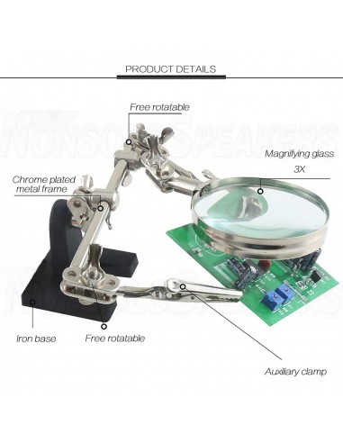 Dual Helping Hands with Magnifier