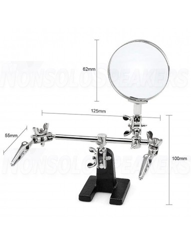 Dual Helping Hands with Magnifier