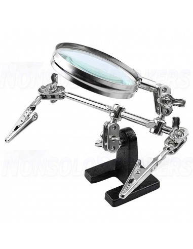 Dual Helping Hands with Magnifier