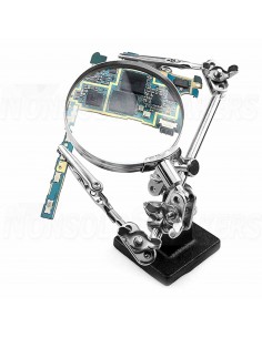 Dual Helping Hands with Magnifier 2