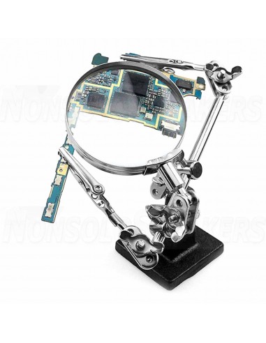 Dual Helping Hands with Magnifier