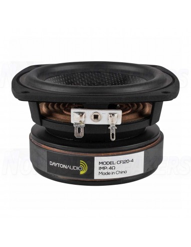 Dayton Audio CF120-4 4-1/2" Woven Carbon Fiber Midwoofer 4 Ohms