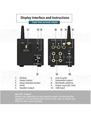 SMSL SA300 stereo amplifier