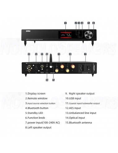 SMSL VMV A2 stereo amplifier