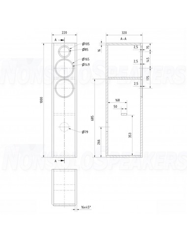 Visaton CLOU | DIY Components Pack | Sold as Pair