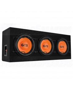GAS MAD B1-310 10" triple subwoofer box 25cm 4+4+4 Ohm 2